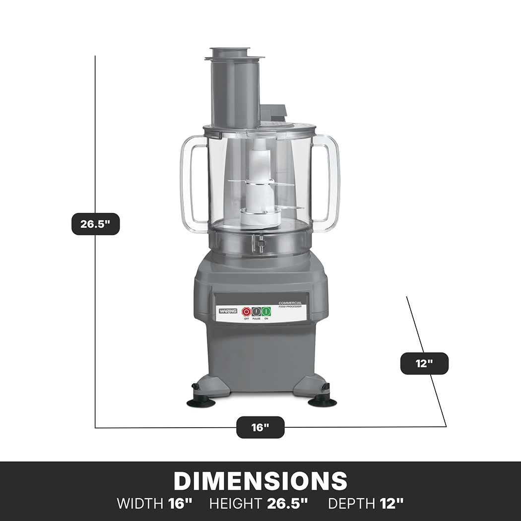 6-Quart and Continuous-Feed Food Processor with Dicing